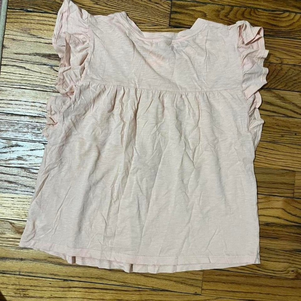 Sundry Ruffled Pink Top - Picture 7 of 7